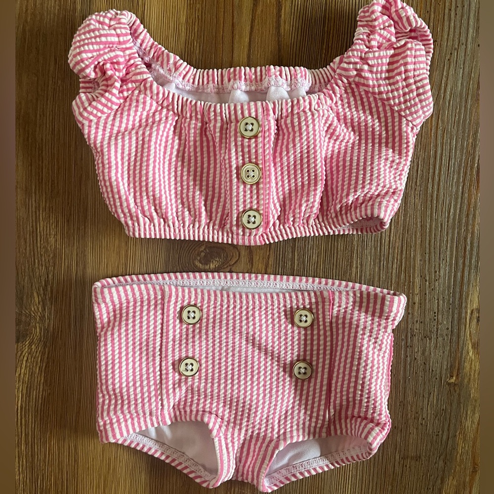 Janie & Jack seersucker bathing suit